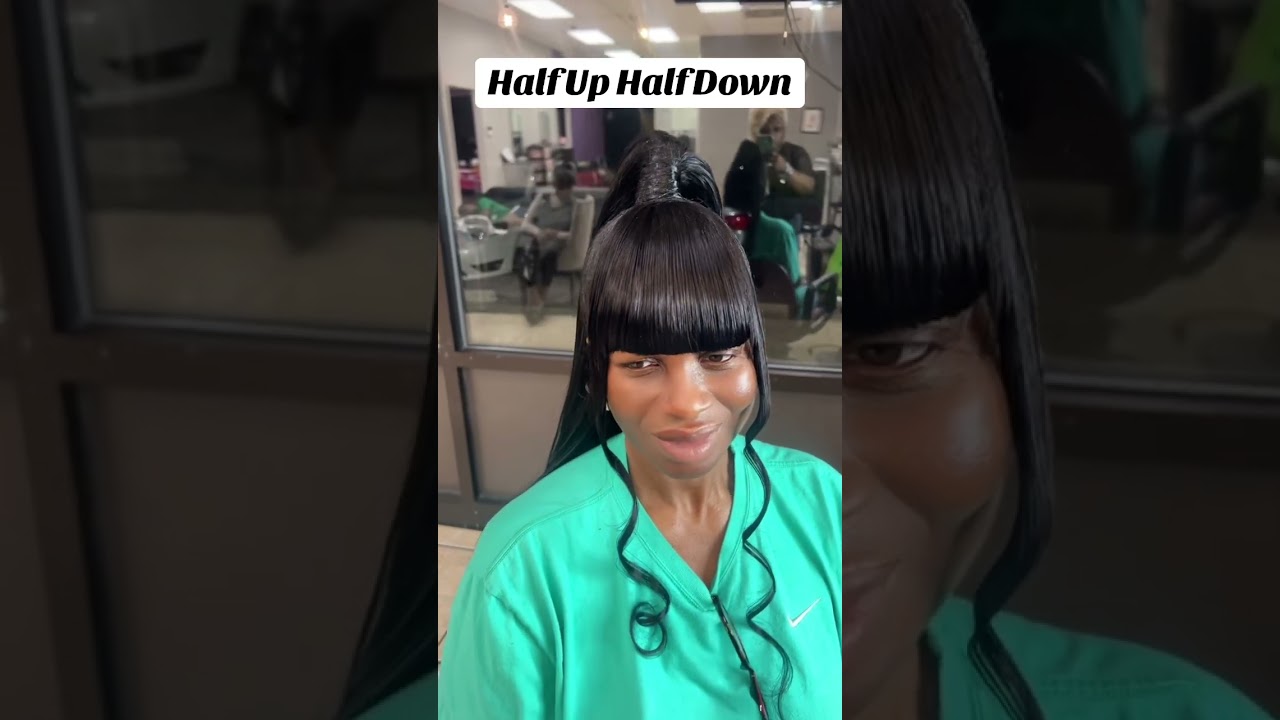 Half Up Half Down #wigs #youtubeshorts #masterstylist