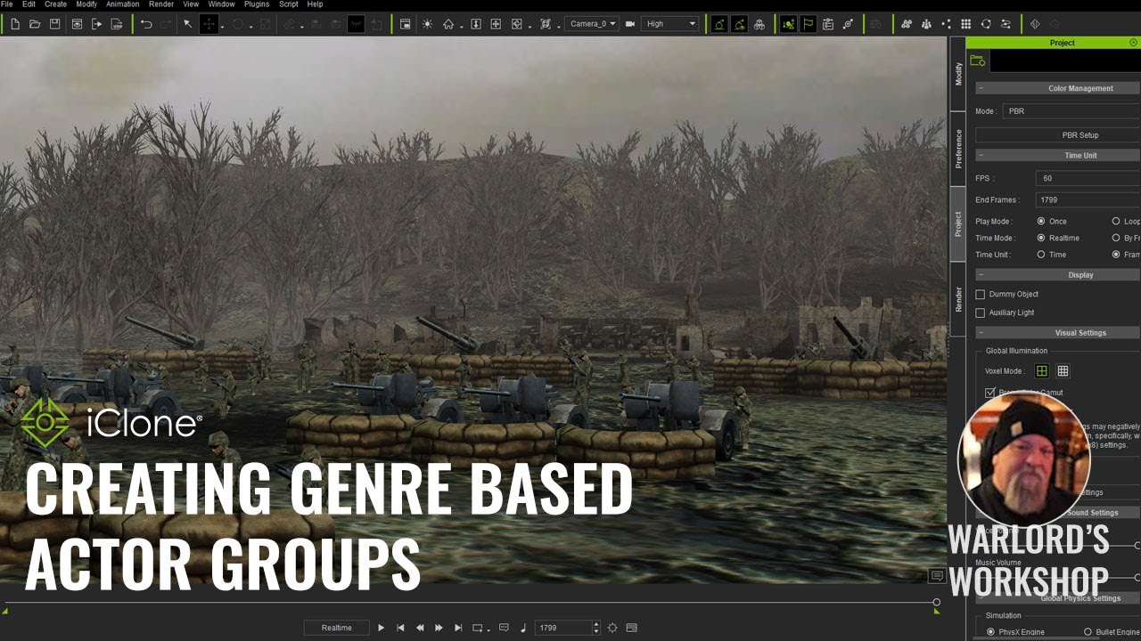 Creating Genre Based Actor Groups in iClone
