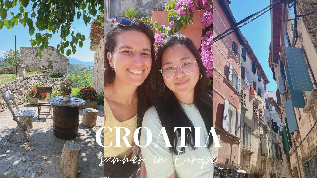 croatia travel vlog 🇭🇷 day trips in Istria, lazy beach days & whole quality time | summer in europe