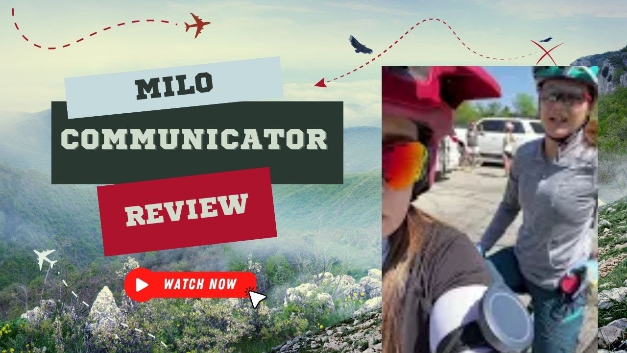 We used the Milo Action Communicator, hands free walkie talkie for the first time.