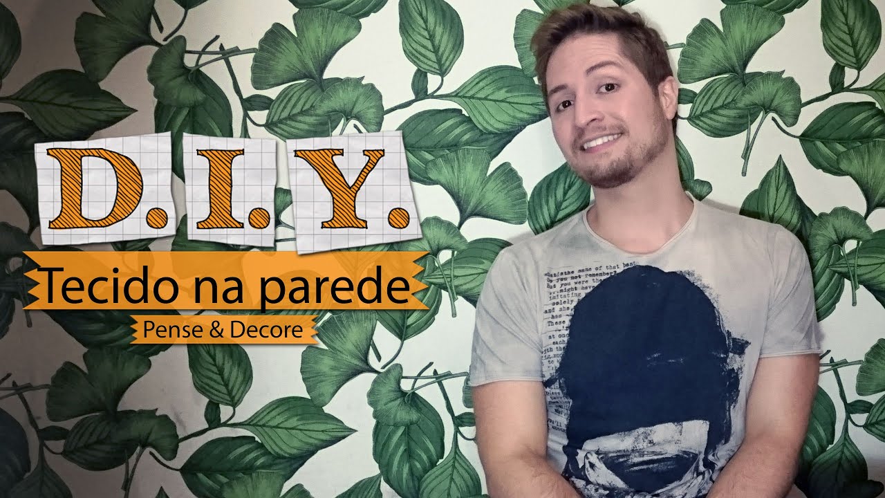 APLICANDO TECIDO NA PAREDE | FÁCIL E RÁPIDO