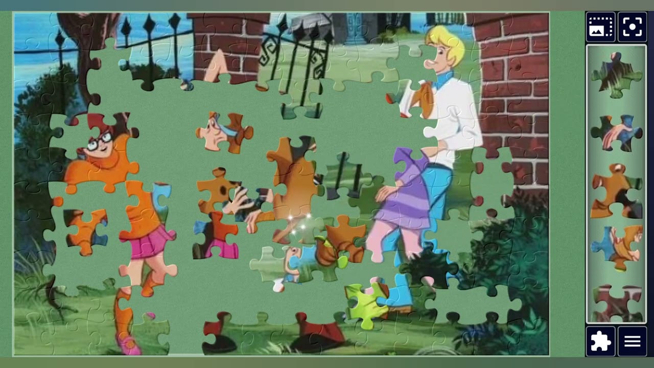 Scooby-Dooby-Doo & the Gang face the spooky Haunted house👬👫🐕🎃👻✨️🪄//jigsaw puzzles journey🧩//