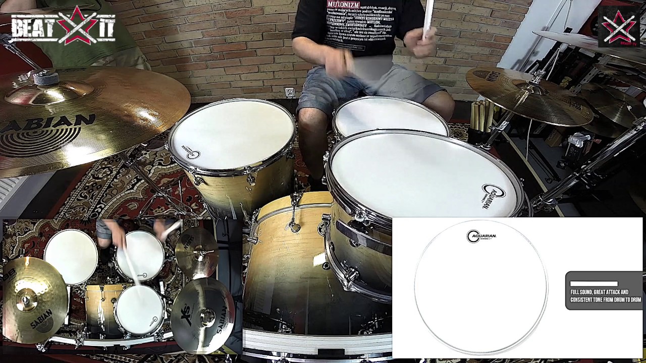 BeatIt Test: Aquarian Response 2 Texture Coated