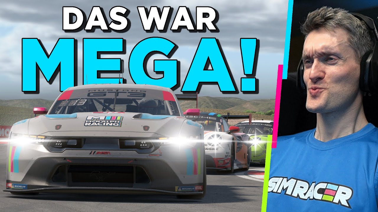 Intensives Racing & starke Zweikämpfe in Portimão | iRacing GT3 Challenge Ford Mustang