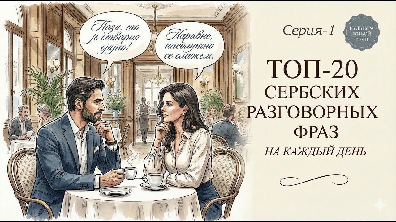 🔥 20 самых распространённых фраз сербского языка | Живой разговорный сербский