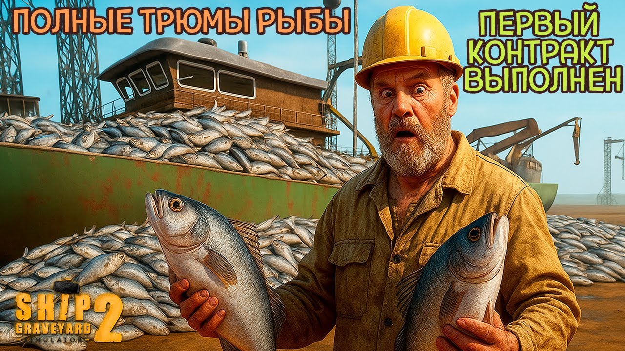 ЗАВАЛИЛИ ВЕСЬ КОРАБЛЬ РЫБОЙ ( Ship Graveyard Simulator 2 / FISHING BOATS DLC) #136