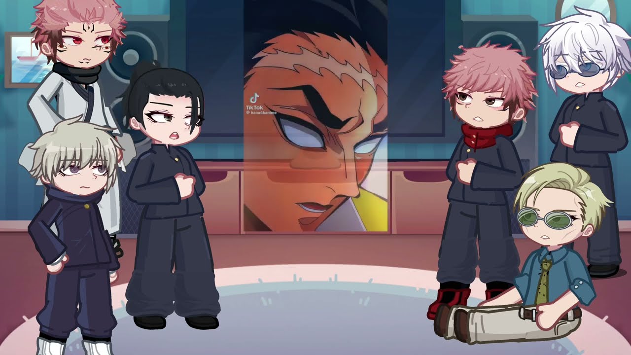 Jujutsukaisen react to Gyomei | giyuu | Demon slayer | Gojo | Gacha life 2