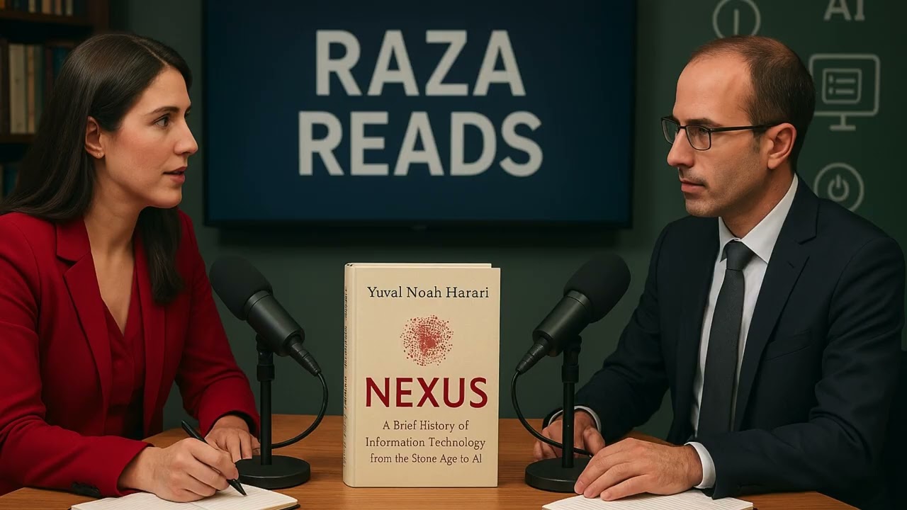 Nexus by Yuval Noah Harari | From Stone Age to AI | Explained in Urdu |  Raza Reads Podcast