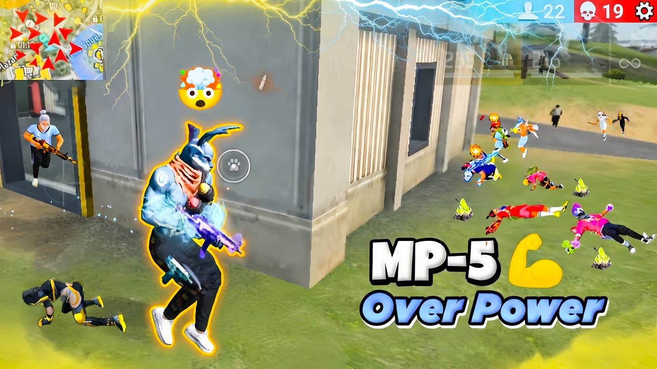 MP-5 Over Power 💪 99% Headshot🎯20 Kill | Solo Vs Squad Full Gameplay⚡️| Free Fire Max 🔥 