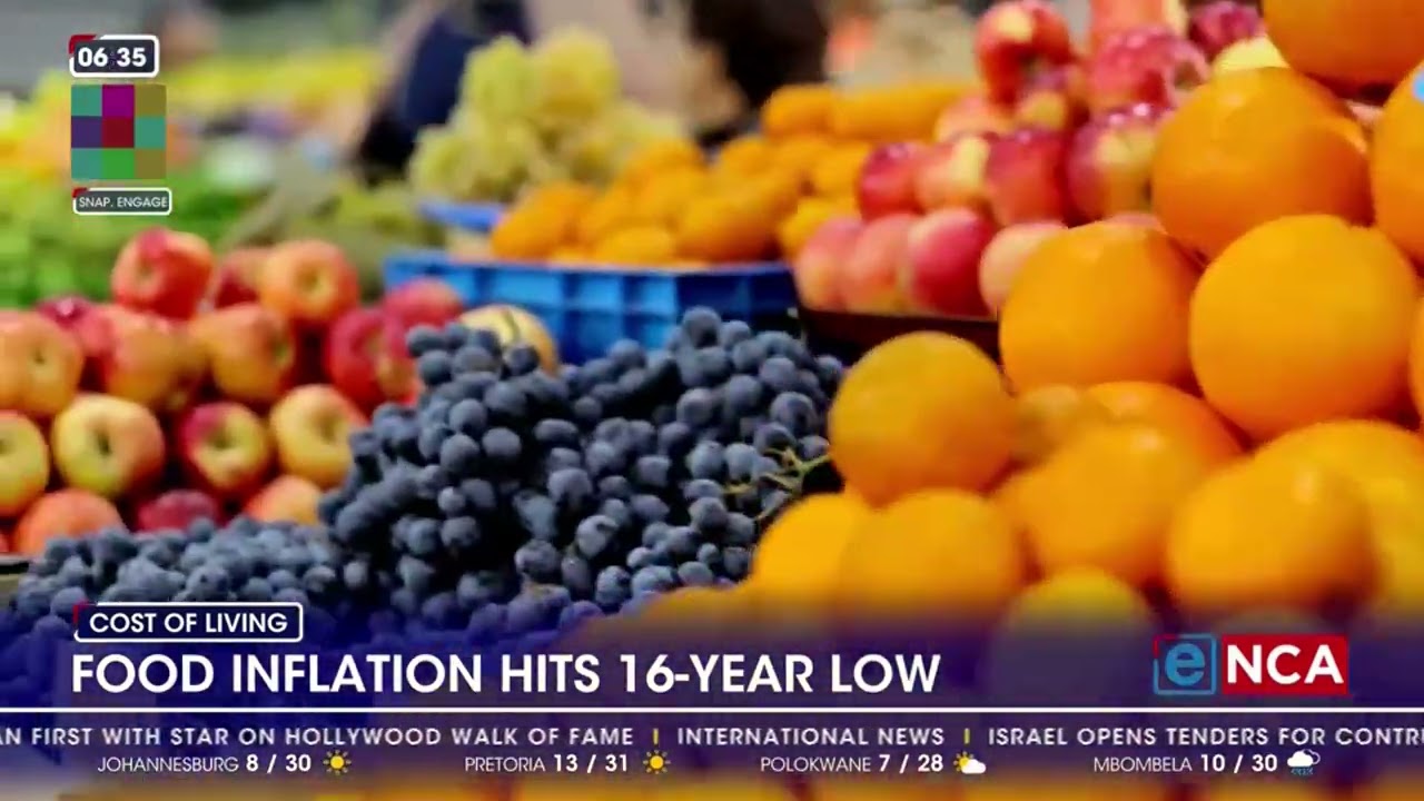 Food inflation hits 16-year low