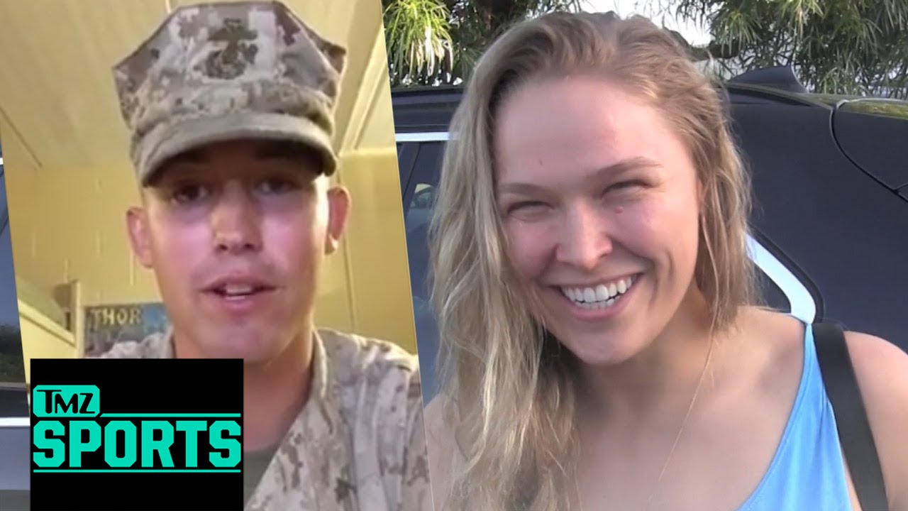 Ronda Rousey: Hell Yeah I'll Go to Marine Ball... But There's a Catch! | TMZ Sports