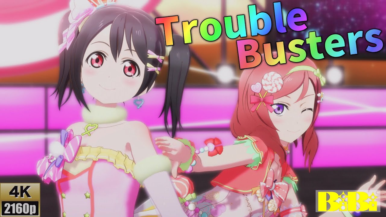 BiBi「Trouble Busters」(キャンディポッププリンセス)【PS4 4K】LoveLive!スクフェスAC