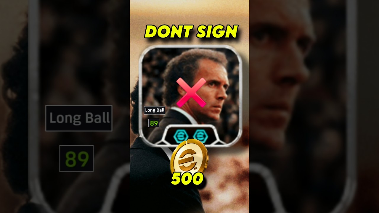 DONT SIGN THIS MANAGER❌️SCAM BY KONAMI#efootball2025