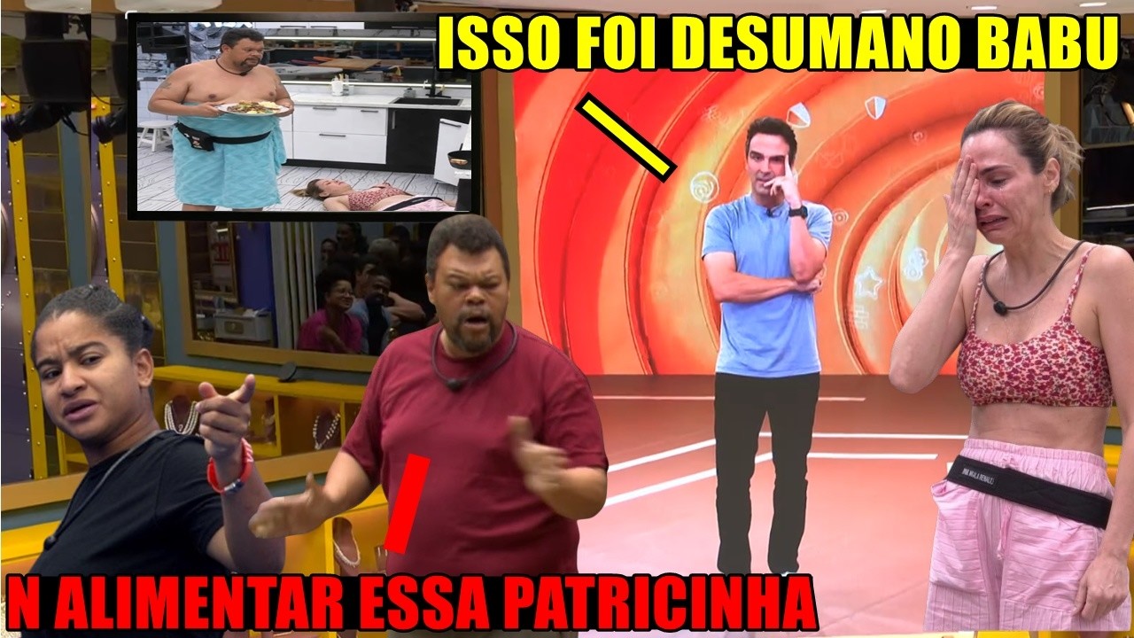TADEU MOSTRA VIDEO DE BABU NEGANDO COMIDA P ANA PAULA 