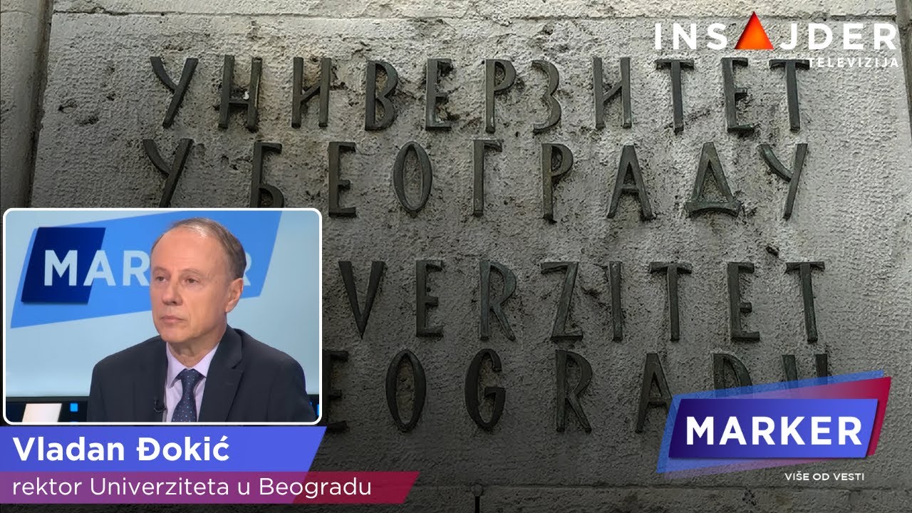 Rektor Vladan Đokić: Optužbe vlasti su uvredljive i neistinite