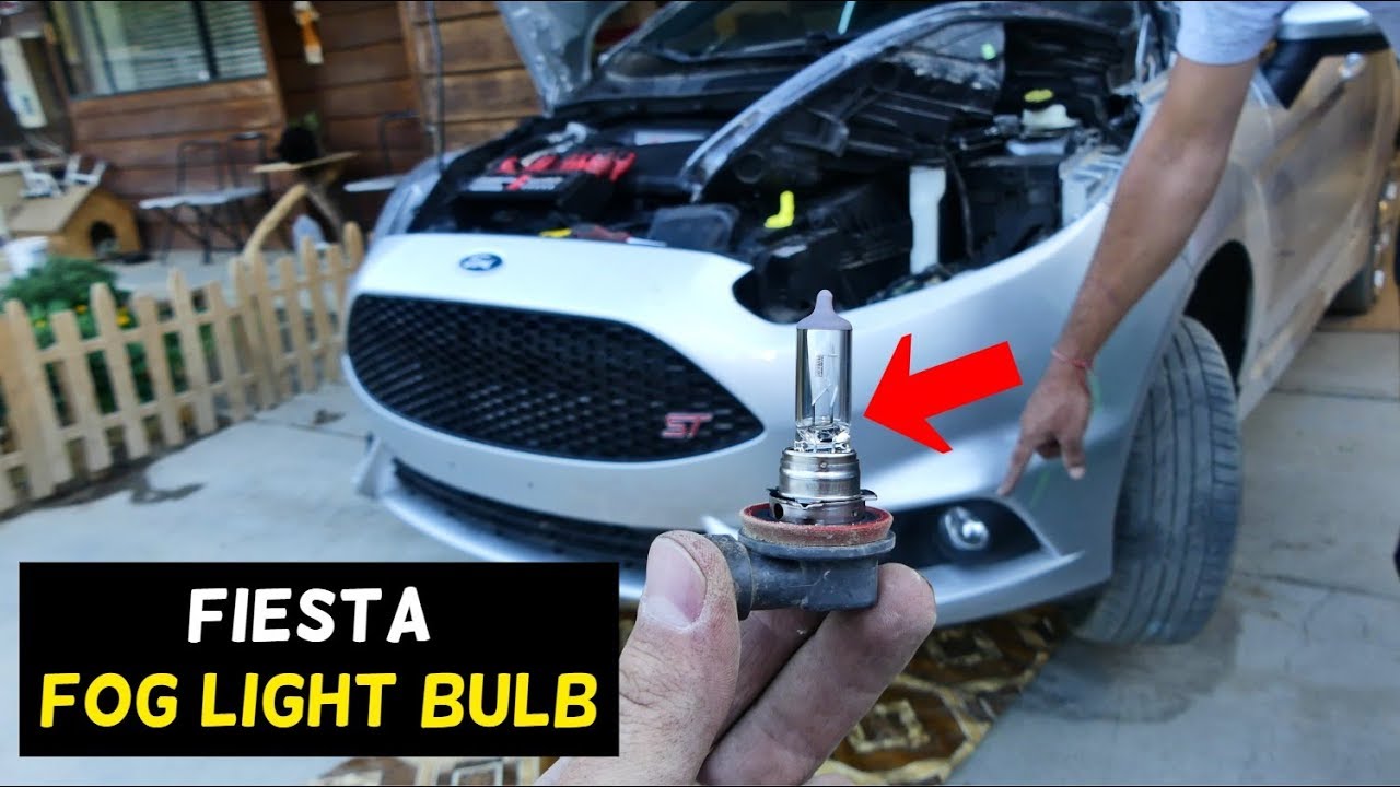 HOW TO REPLACE FOG LIGHT BULB ON FORD FIESTA MK7 ST