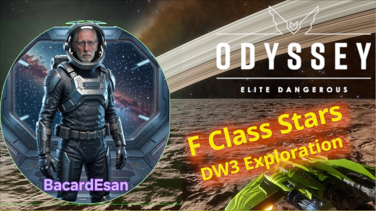 Elite Dangerous - DW3  More exo-bio... DW3 Region F Class stars only! Part 3