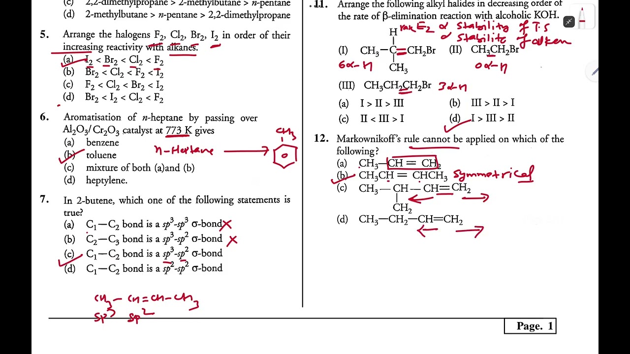 ARCH Learning NEET 2026 Revision Chemistry Solution Day 16