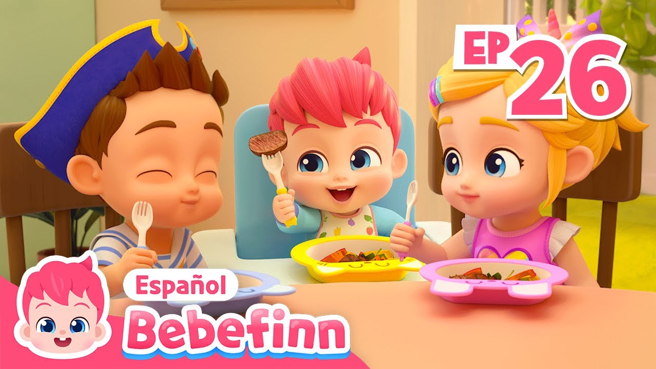 Es hora de comer🍽 | EP26 | As&iacute; Es Como Comemos | Canciones Infantiles | Bebefinn en espa&ntilde;ol