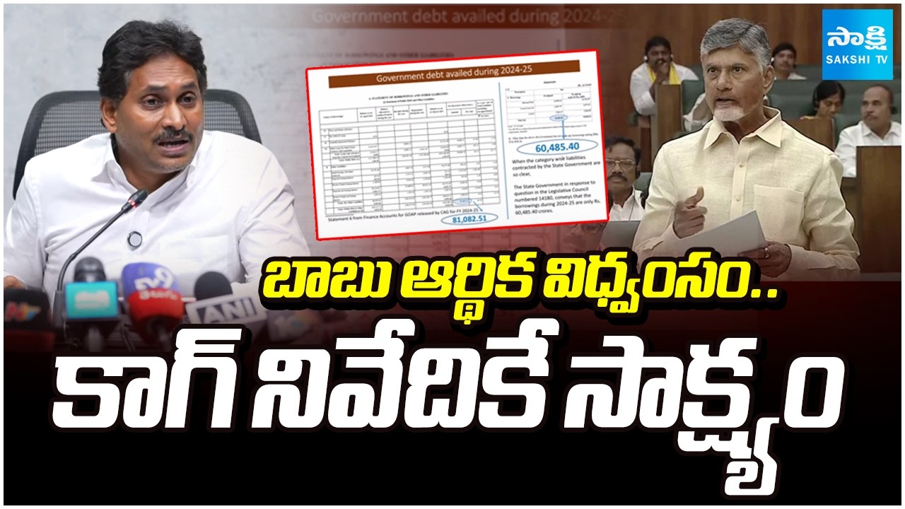 YS Jagan: Chandrababu Lies On Govt Debt Availed During 2024-25 In Assembly | TDP Vs YSRCP