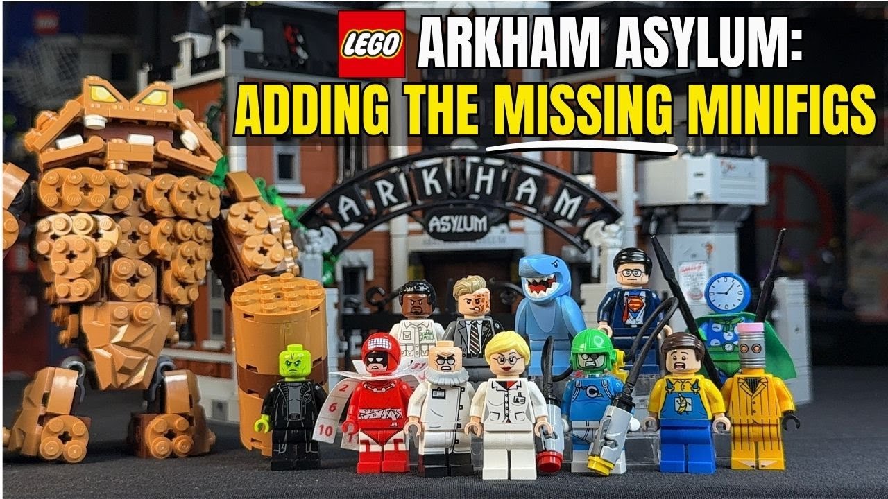 Adding the MISSING MINIFIGS from the $300 LEGO Arkham Asylum!