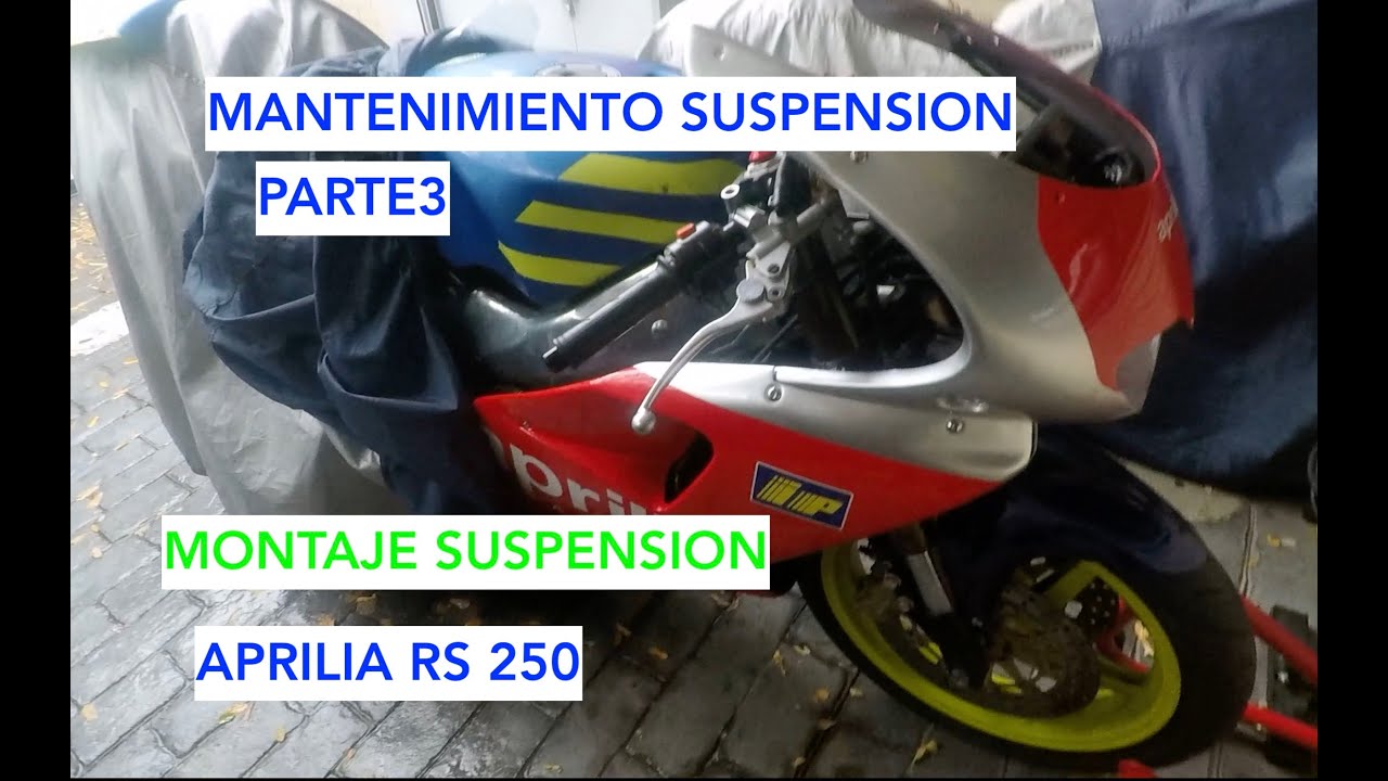 MANTENIMIENTO SUSPENSION PARTE3. APRILIA RS250