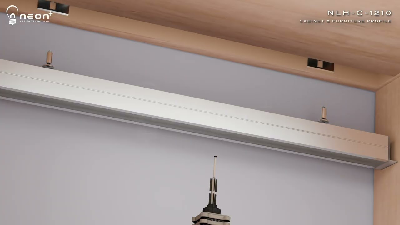 Neon+ modular lights bring order, balance, and a quiet confidence to modern ceilings