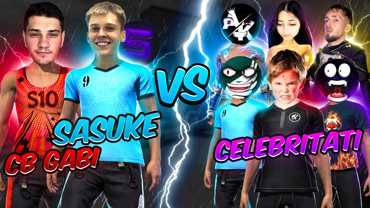 EU CU SASUKE 2 VS 6 CELEBRITĂȚI