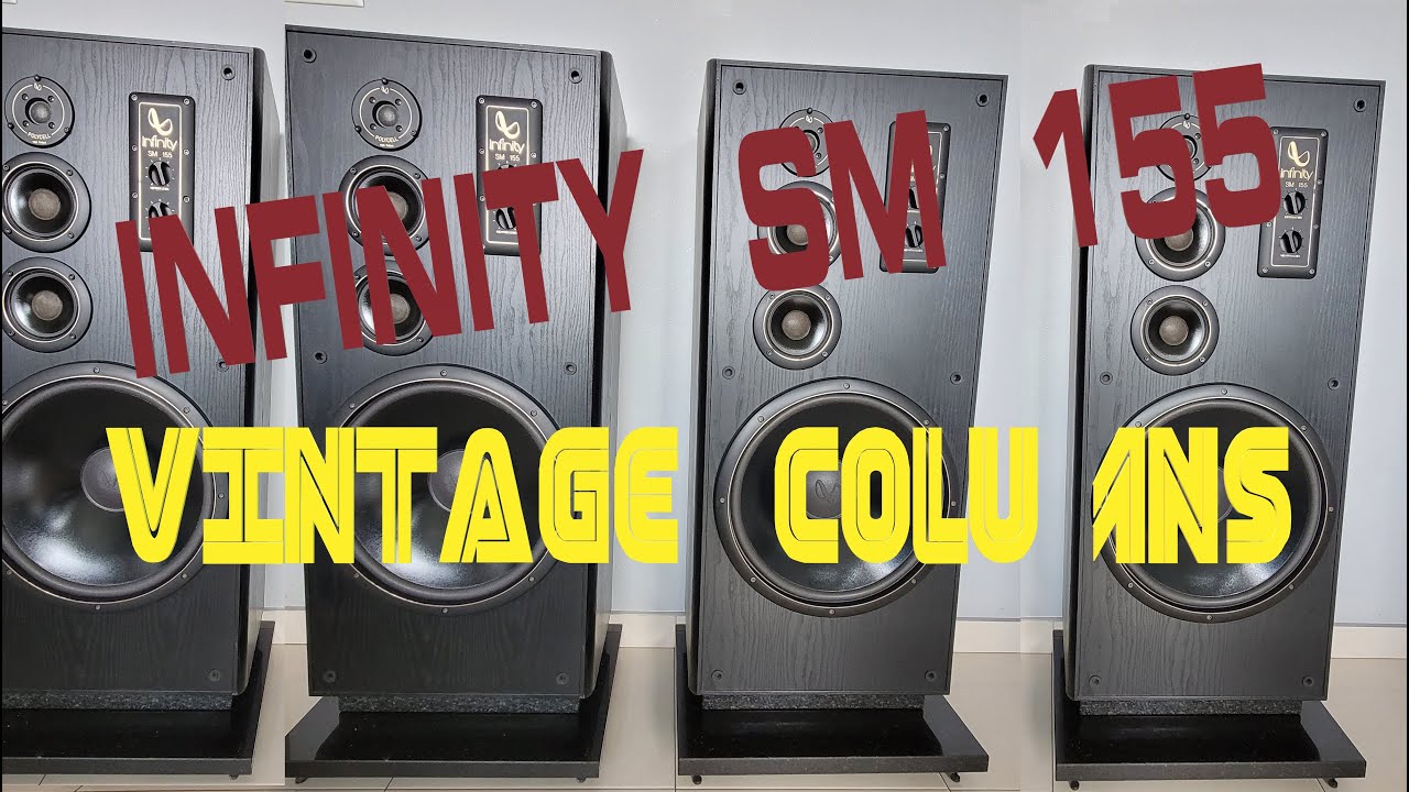 Infinity  SM  155  Vintage  Columns