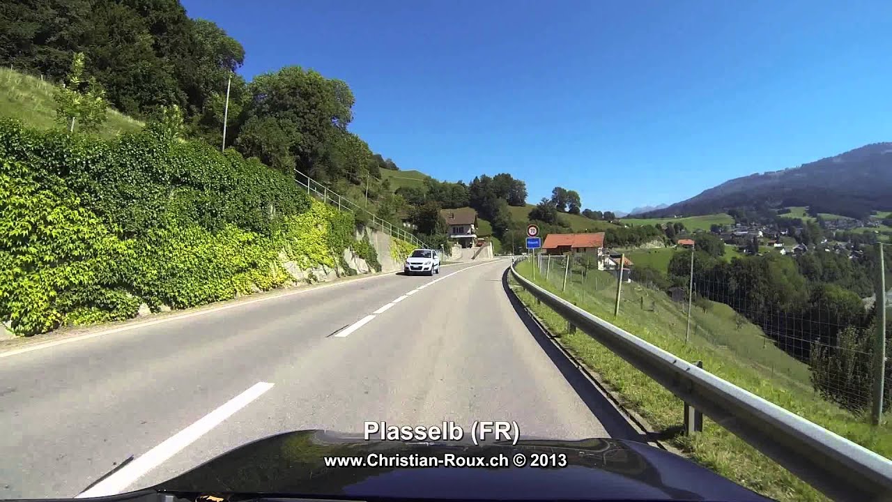 Switzerland 247 (Camera on board): Giffers - Zollhaus (GoPro Hero3)