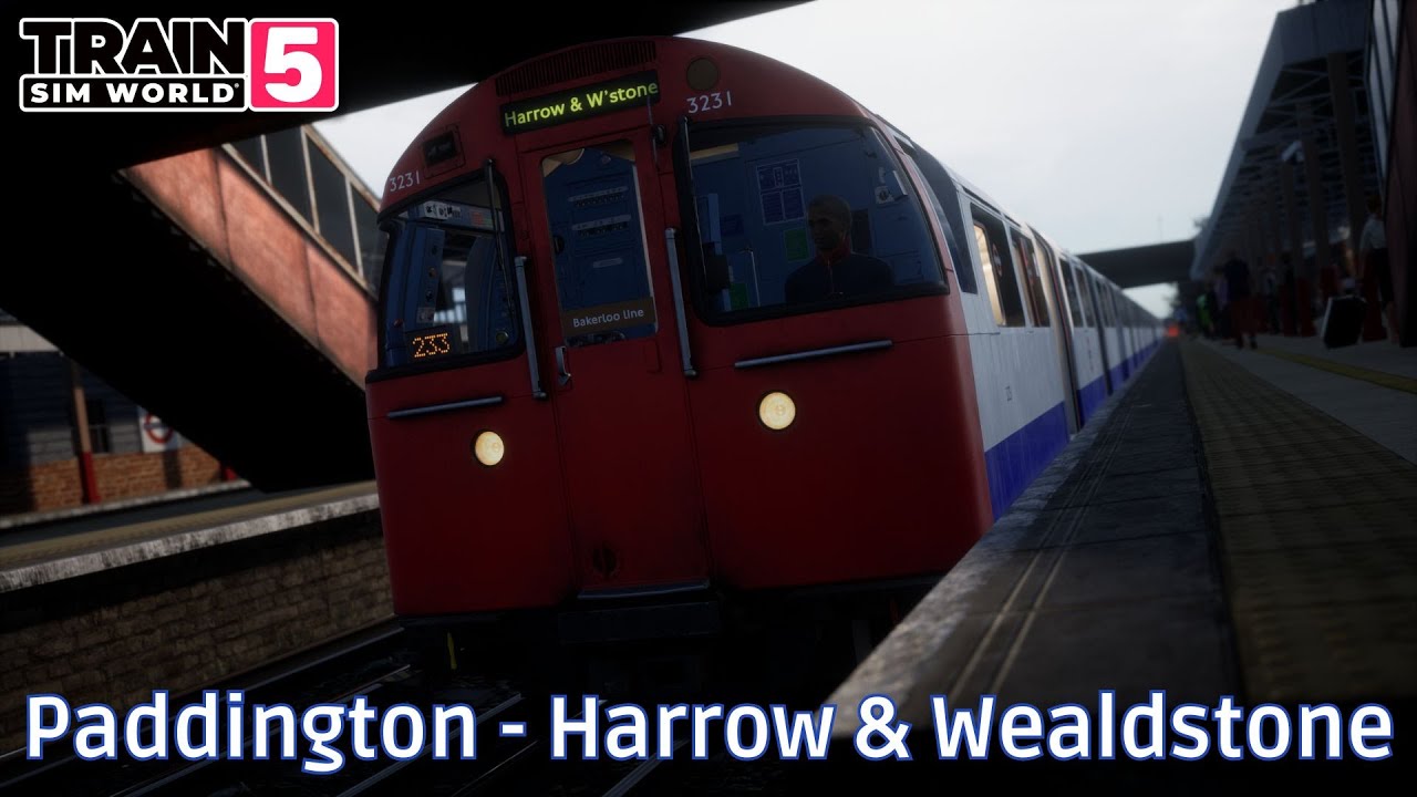 Paddington - Harrow & Wealdstone - Leg 5 - Bakerloo Line - 72 Stock - Train Sim World 5