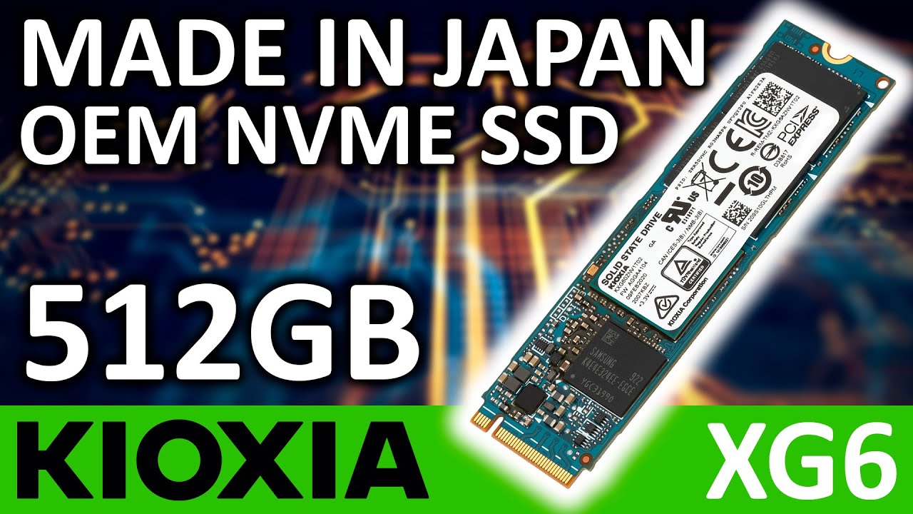 SSD KIOXIA XG6 512GB KXG60ZNV512GCJYLGA