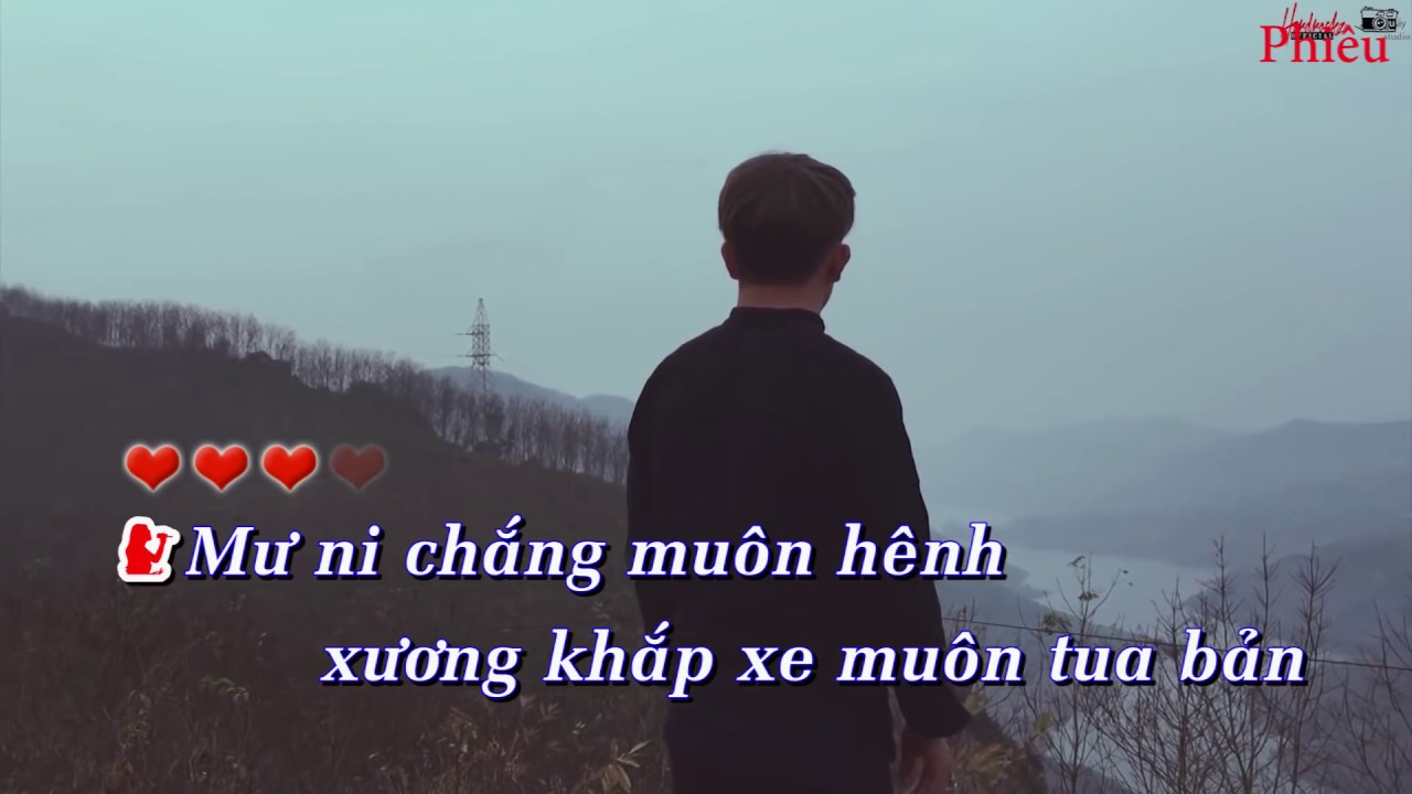 SÀI CHAƯ HĂC PANH || LỜI YÊU LỜI THƯƠNG - Karaoke beat by Phiêu