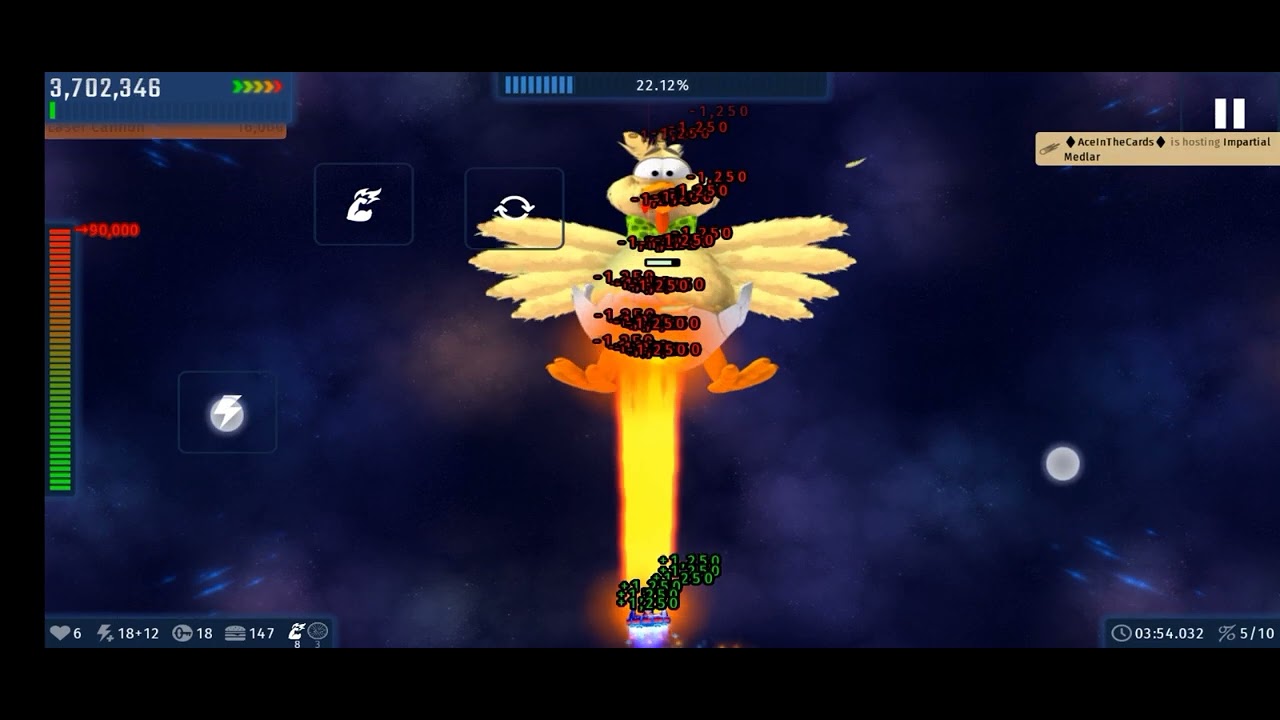  How to earn many keys and scores in Chicken Invaders Universe.