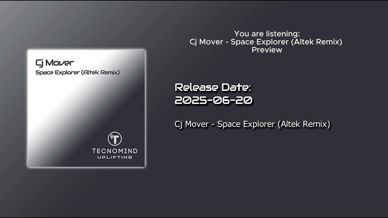 Cj Mover - Space Explorer (Altek Remix) [Tecnomind Uplifting]