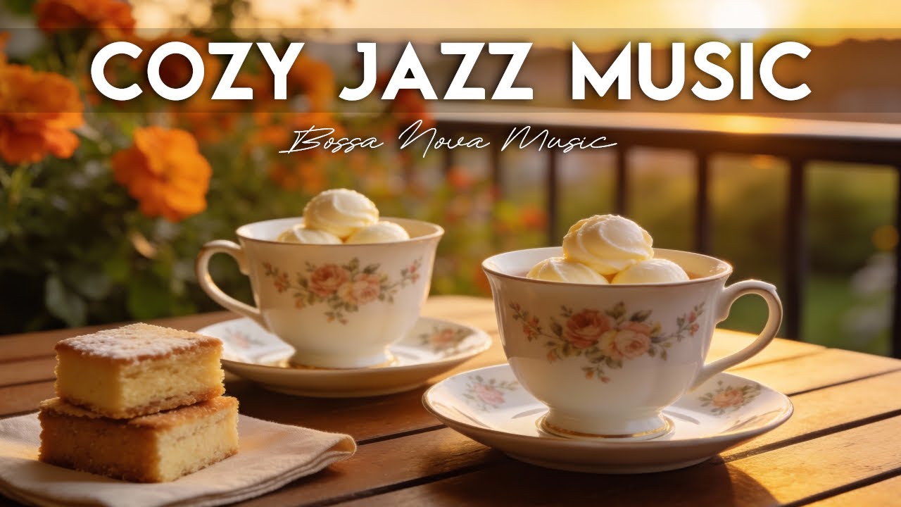 Cozy Jazz Music ☕💖 Coffee Shop Ambiance & Relaxing Jazz Music for Studying & Relaxing.