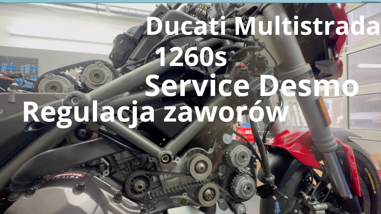 Ducati Multistrada 1260s regulacja zaworów. Desmo serwis odc. 2   4K