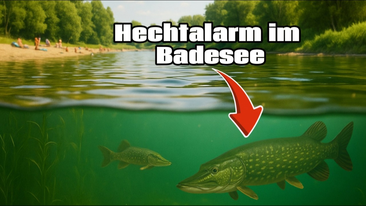 Verstecktes Hechtparadies im Badesee?!  Damit haben wir nicht gerechnet!!!
