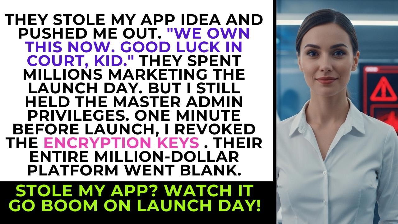 Stole My App Idea I Revoked the Encryption Keys on Launch Day  BOOM