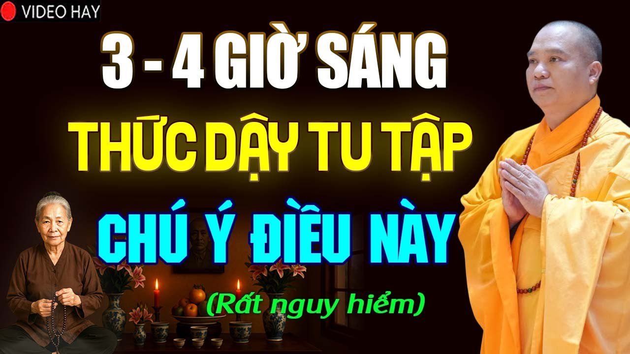 3 - 4 Giờ Sáng Thức Dậy Tu Tập Chú Ý Điều Này (Cực Kỳ Quan Trọng) - Thầy Thích Đạo Thịnh.