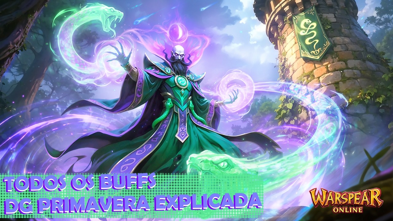 EXPLICANDO TODAS AS ÁREAS E BUFFS DA DG PRIMAVERA - WARSPEAR ONLINE