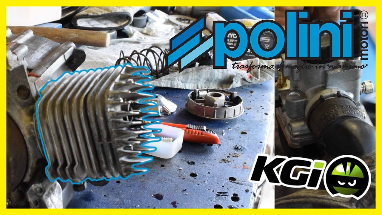 GILERA STALKER Sommerprojekt! Montering af Polini Evo 2 Cylinder! // Sponsoret af KGI