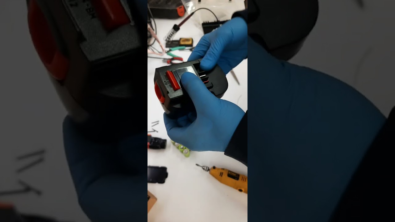 Black&Decker Nikel Kadmiyum batarya Lityum İon bataryaya dönüştürüldü.