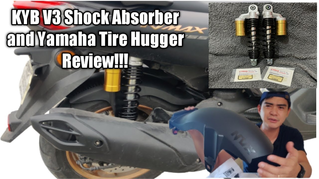 KYB V3 Shock Absober and Yamaha Tire Hugger Review for Nmax V2.1!!!
