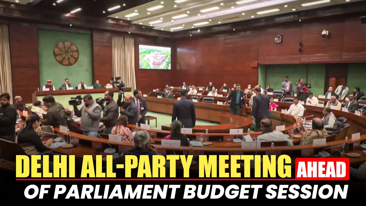 Watch: Delhi All-Party meeting ahead of Parliament Budget Session 2026 | PM Modi | Amit Shah