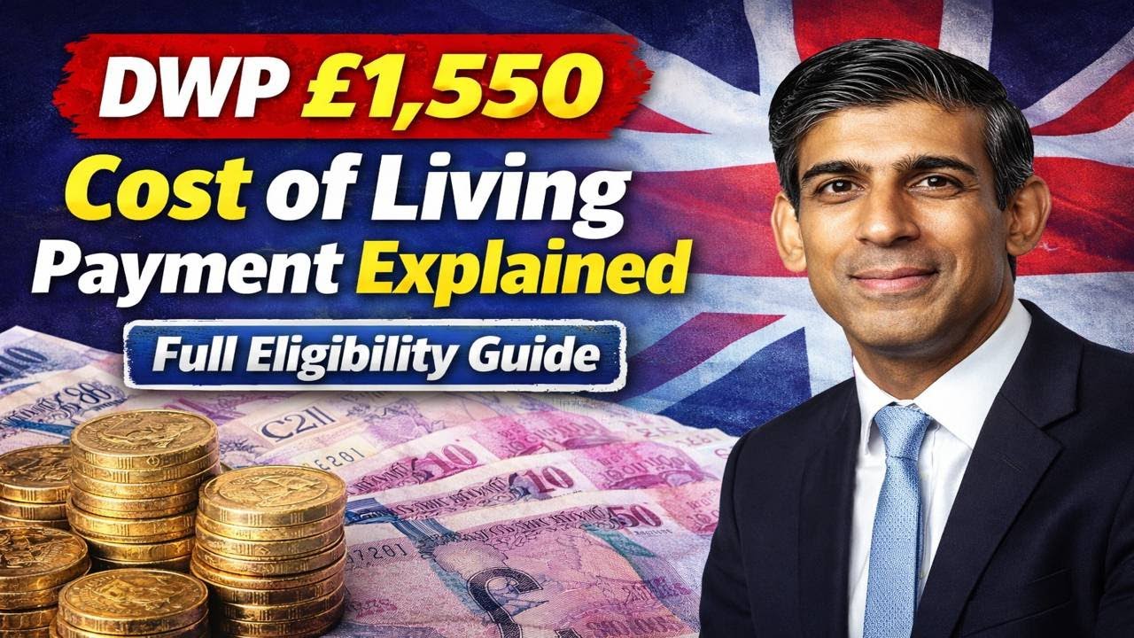 DWP &pound;1,550 Cost of Living Payment CONFIRMED? Full Eligibility, Dates & How to Claim