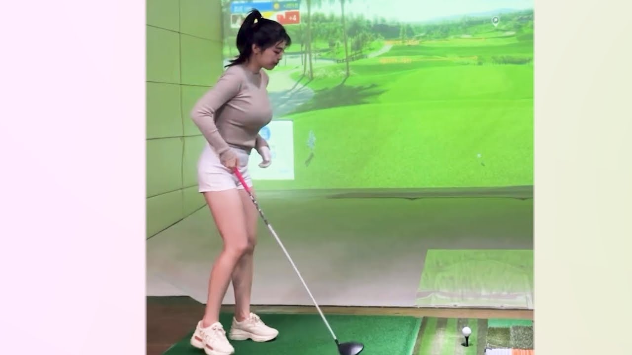 최고의 스윙스피드! KLPGA 이푸름 프로의 골프스윙!