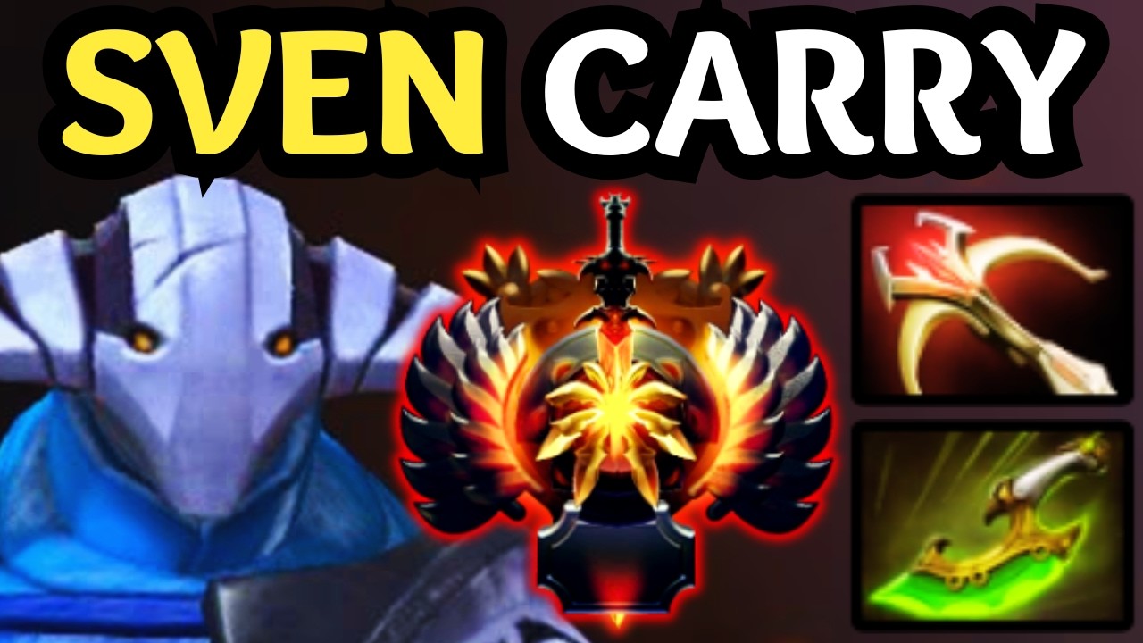🔥 GOD STRENGTH SVEN — DESTROYS ENTIRE TEAM | DOTA 2 🔥