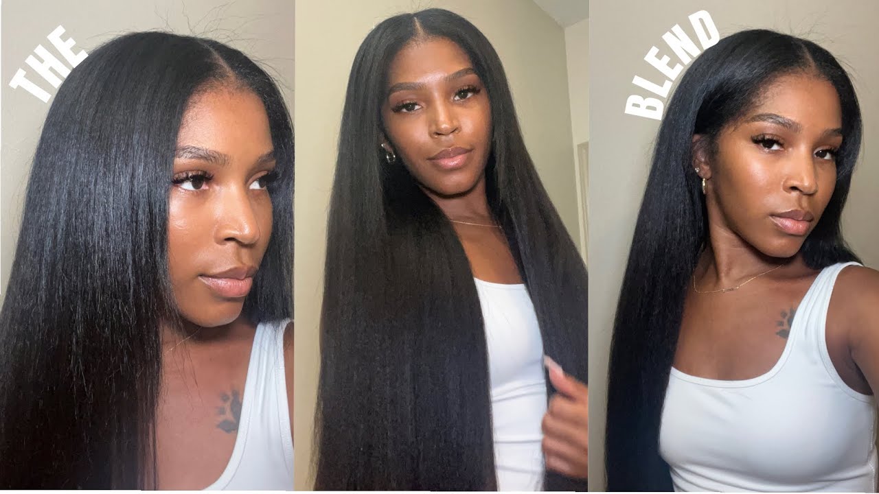 THE MOST PERFECT BLEND! KINKY STRAIGHT UPART WIG| DORSANEE