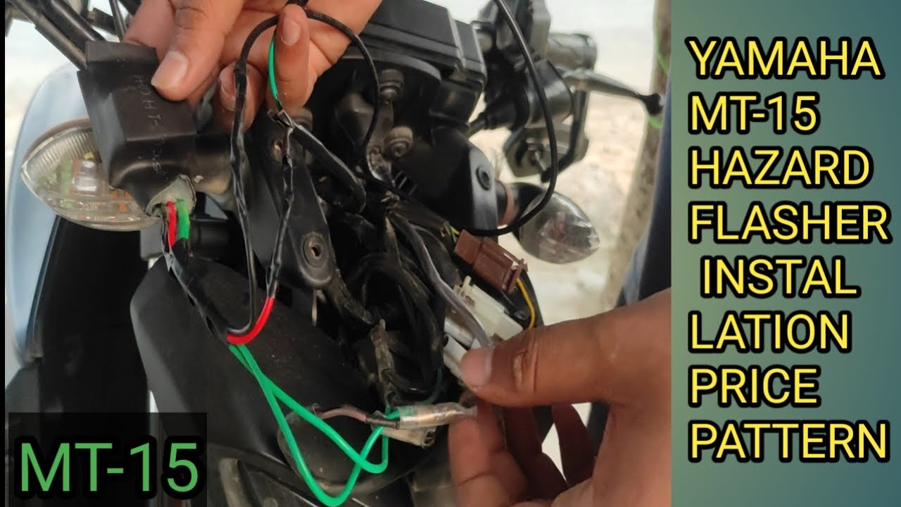 YAMAHA MT-15 HAZARD FLASHER INSTALLATION